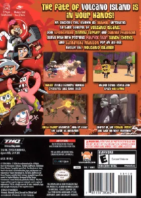 Nicktoons - Battle for Volcano Island box cover back